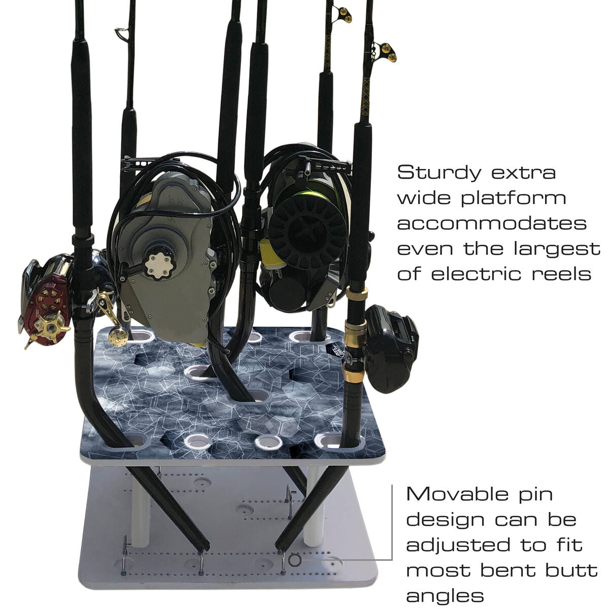 REEL SALTY OFFSHORE AND INSHORE GRAY SALTWATER WATERPROOF 10