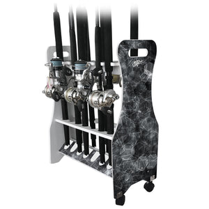 REEL SALTY OFFSHORE AND INSHORE GRAY SALTWATER WATERPROOF MARINE GRADE – Poseidon Racks